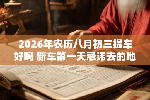 2026年农历八月初三提车好吗 新车第一天忌讳去的地方是哪