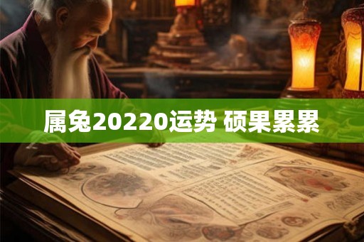 属兔20220运势 硕果累累