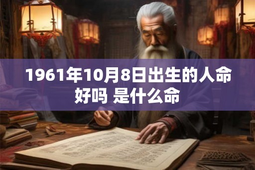1961年10月8日出生的人命好吗 是什么命