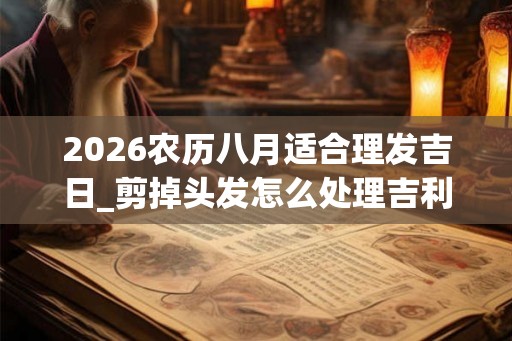 2026农历八月适合理发吉日_剪掉头发怎么处理吉利