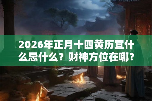 2026年正月十四黄历宜什么忌什么？财神方位在哪？