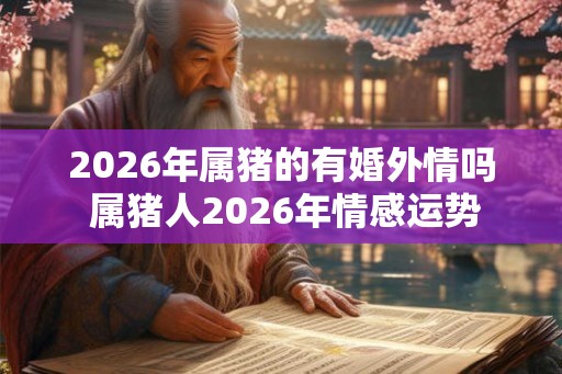 2026年属猪的有婚外情吗 属猪人2026年情感运势