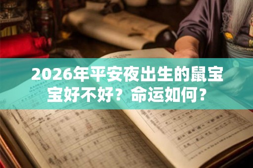 2026年平安夜出生的鼠宝宝好不好？命运如何？
