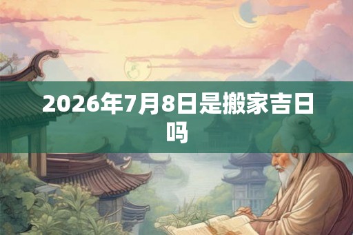 2026年7月8日是搬家吉日吗