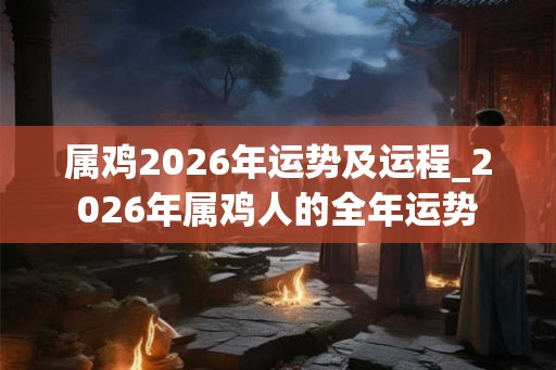 属鸡2026年运势及运程_2026年属鸡人的全年运势