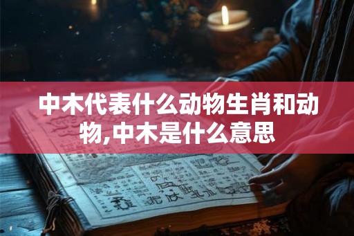 中木代表什么动物生肖和动物,中木是什么意思