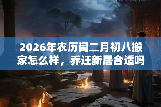 2026年农历闰二月初八搬家怎么样，乔迁新居合适吗？