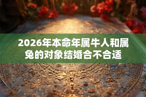 2026年本命年属牛人和属兔的对象结婚合不合适