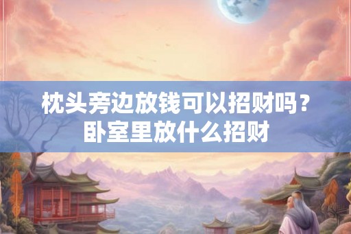 枕头旁边放钱可以招财吗？卧室里放什么招财