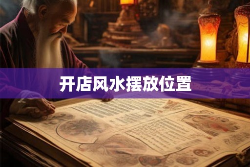 开店风水摆放位置