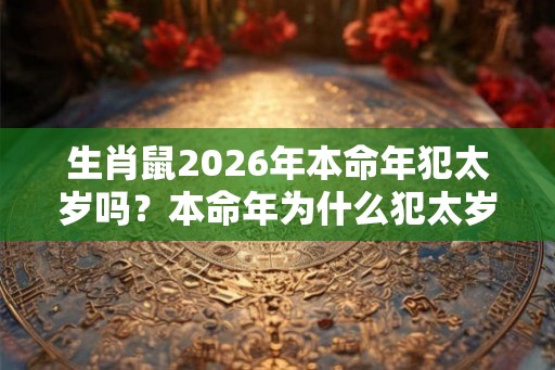 生肖鼠2026年本命年犯太岁吗？本命年为什么犯太岁？