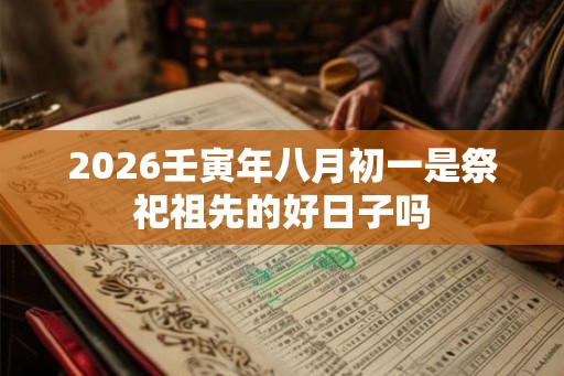 2026壬寅年八月初一是祭祀祖先的好日子吗