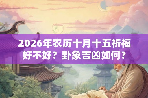 2026年农历十月十五祈福好不好？卦象吉凶如何？