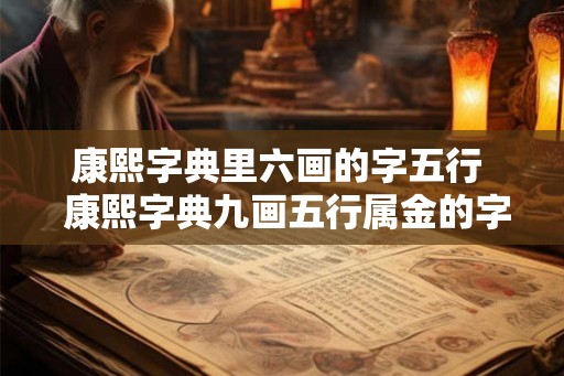康熙字典里六画的字五行 康熙字典九画五行属金的字 康熙字典里六画的字五行 康熙字典九画五行属金的字