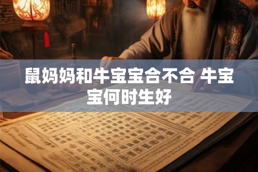 鼠妈妈和牛宝宝合不合 牛宝宝何时生好 鼠妈妈和牛宝宝合不合 牛宝宝何时生好