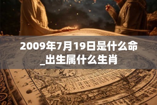2009年7月19日是什么命_出生属什么生肖 2009年7月19日是什么命_出生属什么生肖