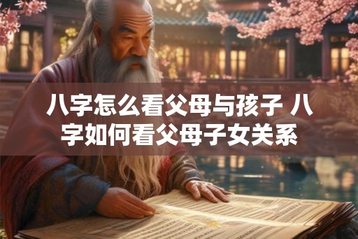 八字怎么看父母与孩子 八字如何看父母子女关系