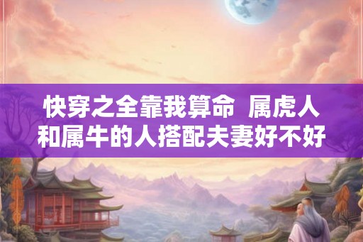 快穿之全靠我算命 属虎人和属牛的人搭配夫妻好不好 快穿之全靠我算命 属虎人和属牛的人搭配夫妻好不好