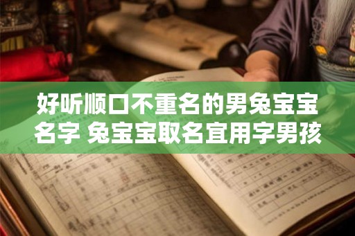 好听顺口不重名的男兔宝宝名字 兔宝宝取名宜用字男孩