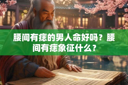 腰间有痣的男人命好吗？腰间有痣象征什么？
