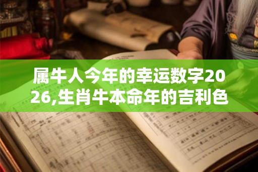 属牛人今年的幸运数字2026,生肖牛本命年的吉利色