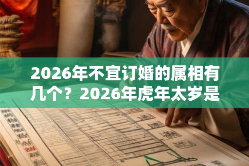 2026年不宜订婚的属相有几个？2026年虎年太岁是谁？