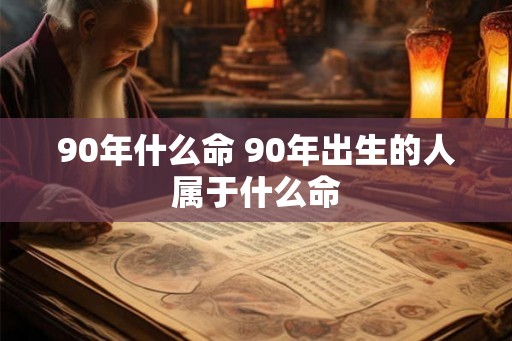 90年什么命 90年出生的人属于什么命