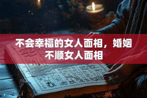 不会幸福的女人面相，婚姻不顺女人面相