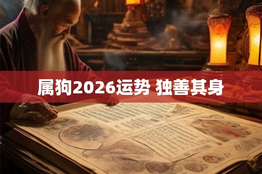 属狗2026运势 独善其身