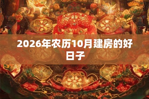 2026年农历10月建房的好日子 2026年农历10月建房的好日子