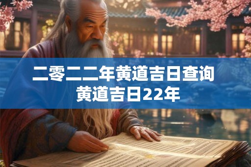 二零二二年黄道吉日查询 黄道吉日22年 二零二二年黄道吉日查询 黄道吉日22年