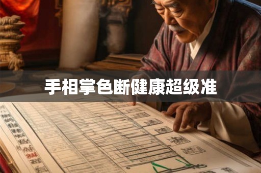 手相掌色断健康超级准
