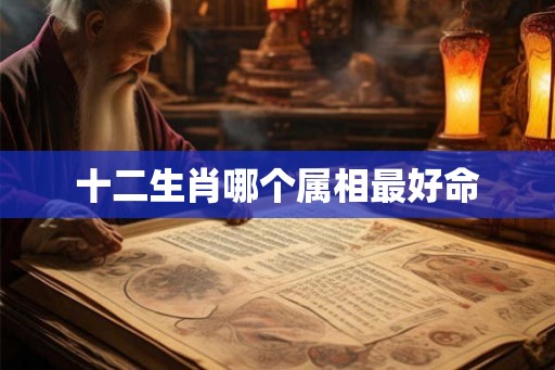 十二生肖哪个属相最好命