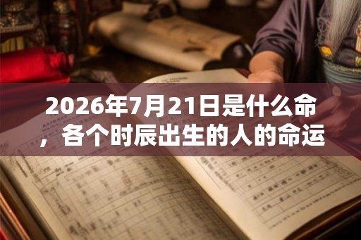 2026年7月21日是什么命,各个时辰出生的人的命运 2026年7月21日是什么命,各个时辰出生的人的命运