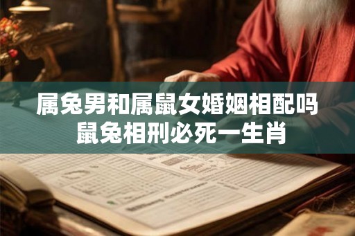 属兔男和属鼠女婚姻相配吗 鼠兔相刑必死一生肖