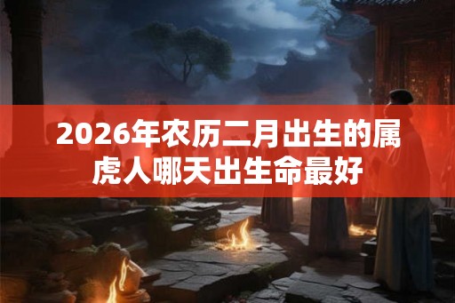 2026年农历二月出生的属虎人哪天出生命最好 2026年农历二月出生的属虎人哪天出生命最好