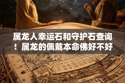 属龙人幸运石和守护石查询!属龙的佩戴本命佛好不好 属龙人幸运石和守护石查询!属龙的佩戴本命佛好不好