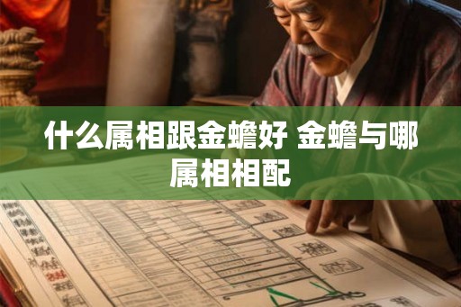 什么属相跟金蟾好 金蟾与哪属相相配