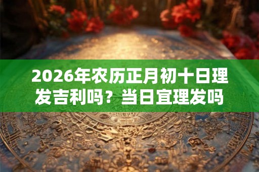 2026年农历正月初十日理发吉利吗？当日宜理发吗