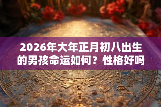 2026年大年正月初八出生的男孩命运如何？性格好吗？