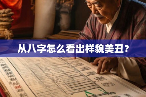 从八字怎么看出样貌美丑？