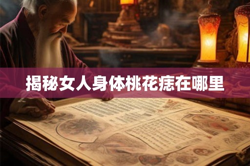 揭秘女人身体桃花痣在哪里