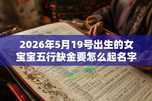 2026年5月19号出生的女宝宝五行缺金要怎么起名字