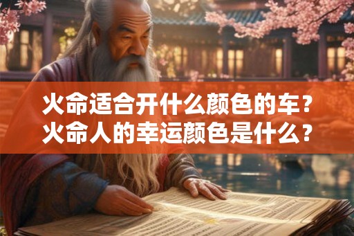 火命适合开什么颜色的车？火命人的幸运颜色是什么？