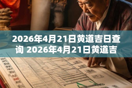 2026年4月21日黄道吉日查询 2026年4月21日黄道吉日