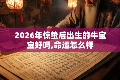 2026年惊蛰后出生的牛宝宝好吗,命运怎么样