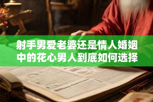 射手男爱老婆还是情人婚姻中的花心男人到底如何选择？