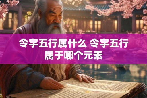 令字五行属什么 令字五行属于哪个元素 令字五行属什么 令字五行属于哪个元素