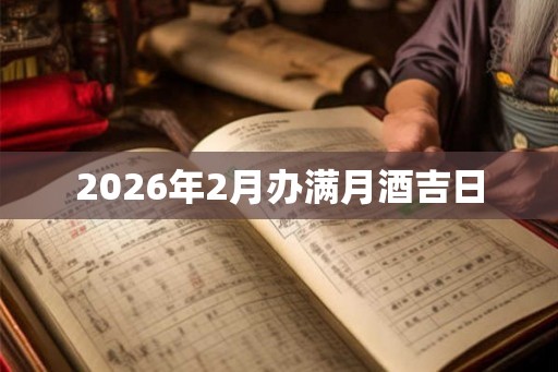 2026年2月办满月酒吉日 2026年2月办满月酒吉日