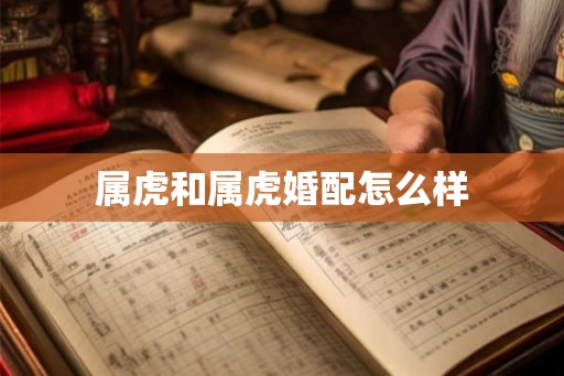 属虎和属虎婚配怎么样